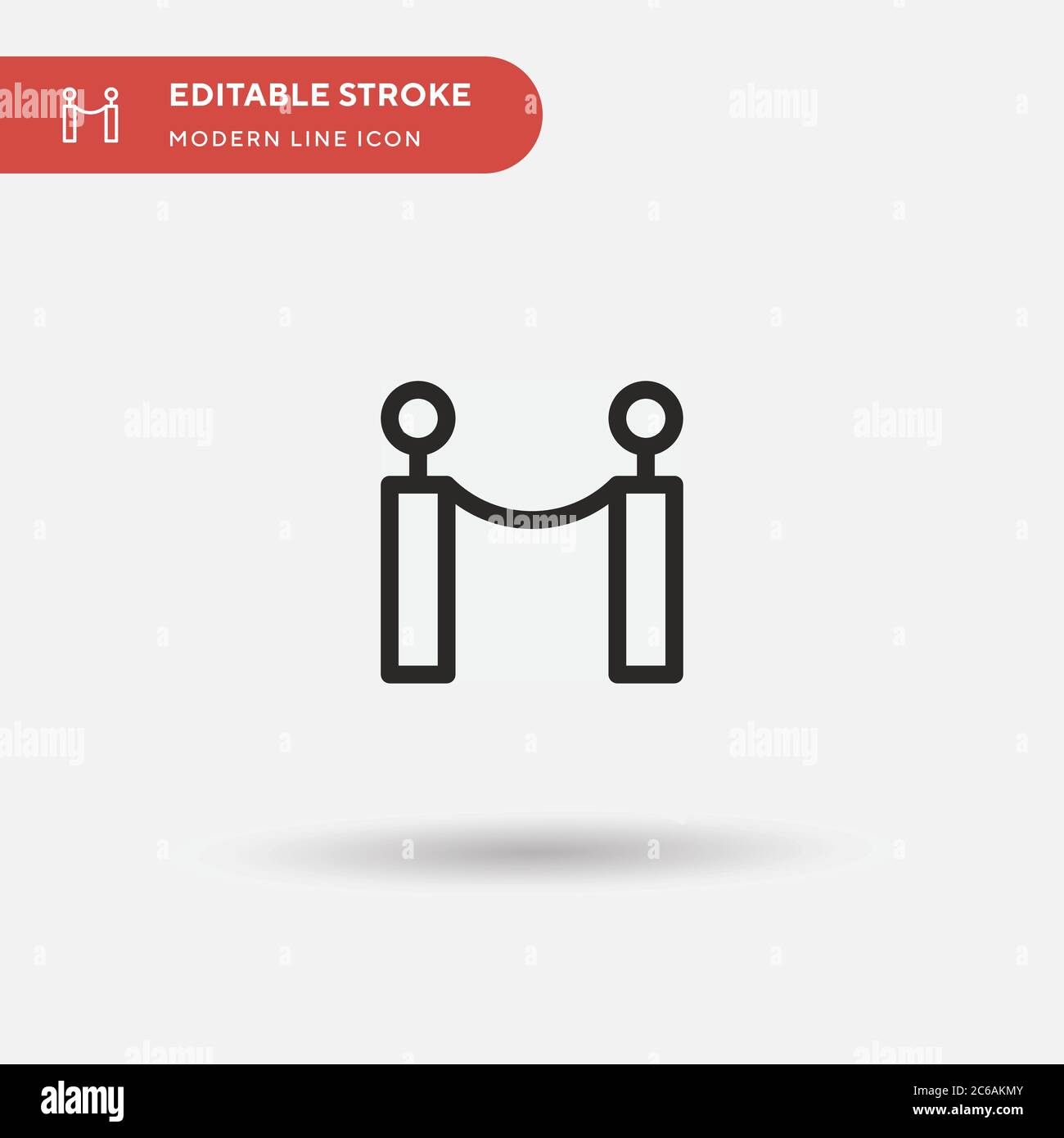 Access Simple vector icon. Illustration symbol design template for web ...