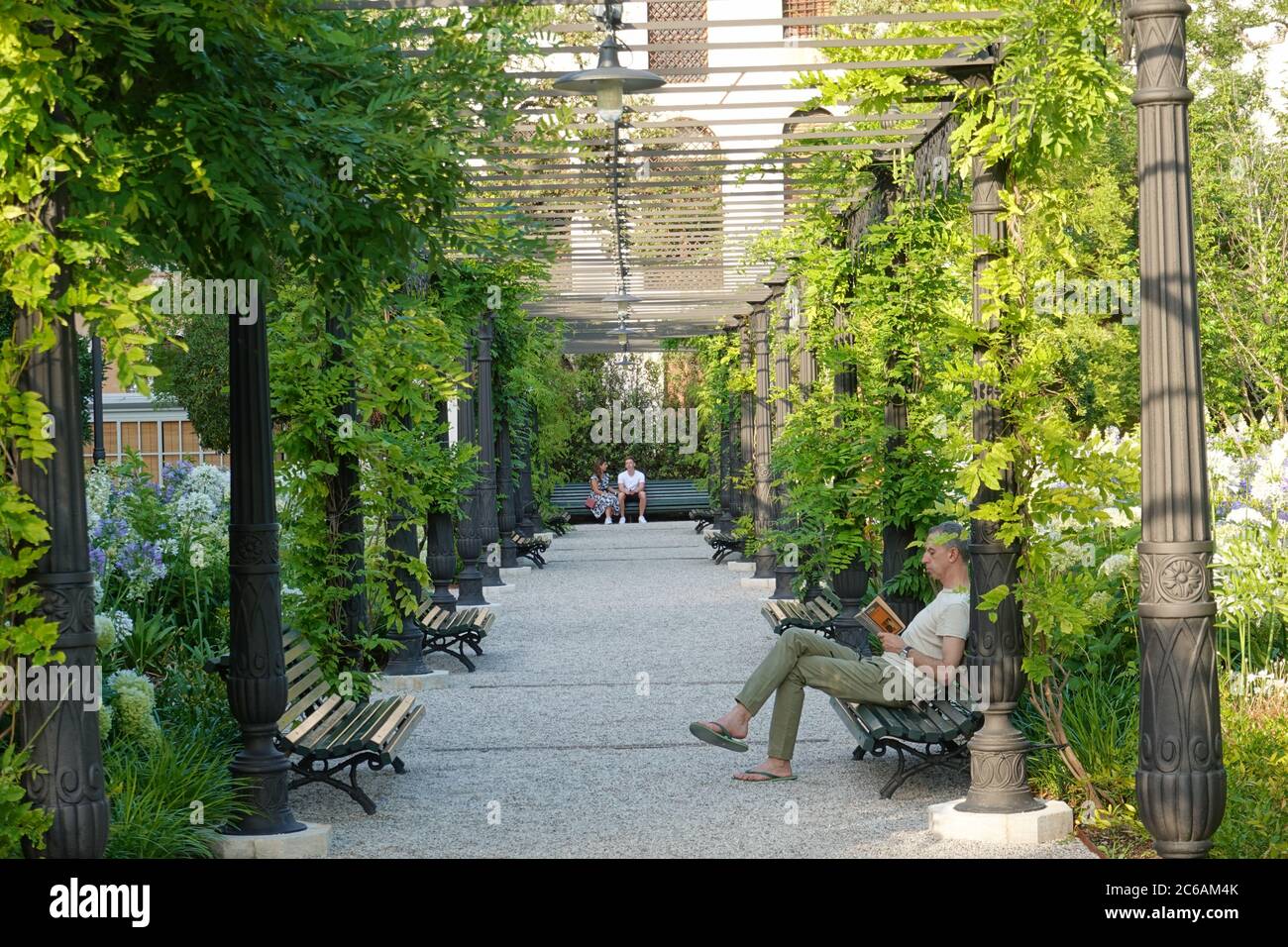 Venedig, Giardini Reali (Königlicher Garten) // Venice, Royal Garden (Napoleon's Gardens) Stock Photo