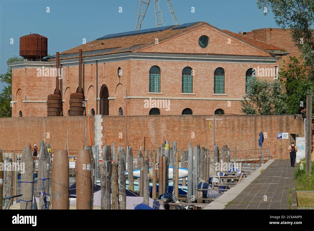 Venedig, Arsenale // Venice, Arsenale Stock Photo