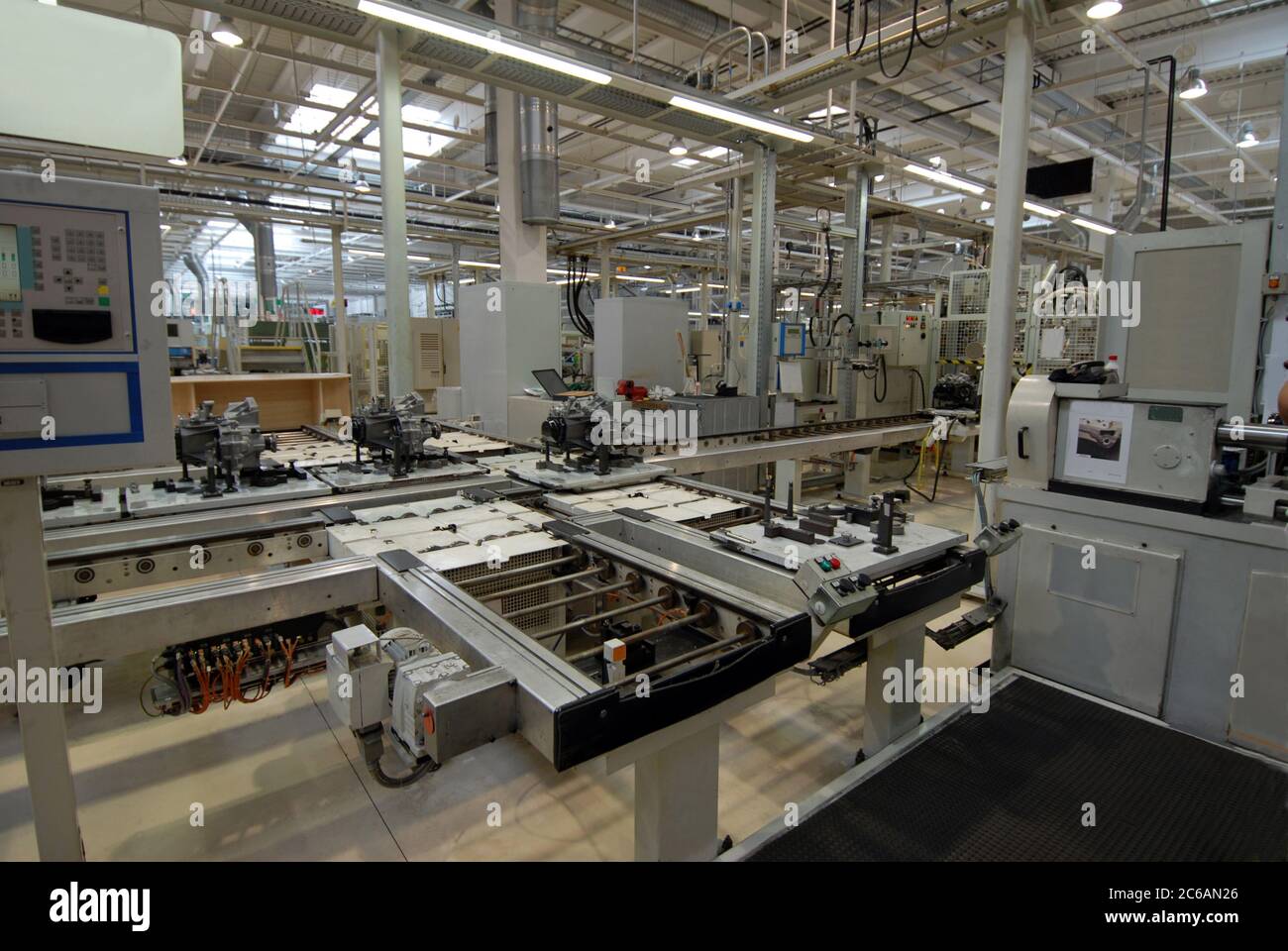 gearbox production line Stock Photo Alamy