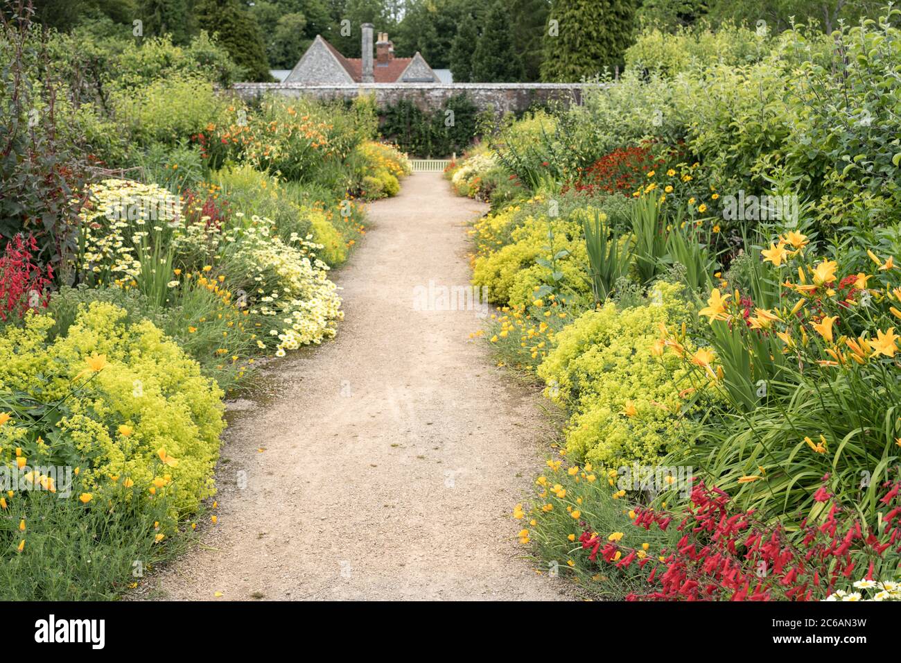 West Dean Gardens near Chichester in East Sussex Stock Photo Alamy