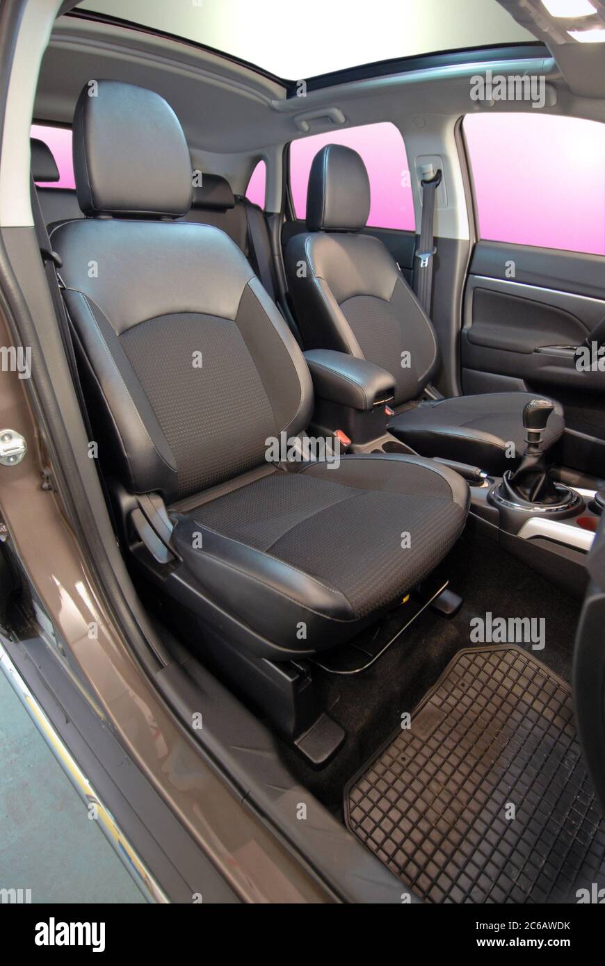 Memory foam sciatica cushion in car driver seat Stock Photo - Alamy