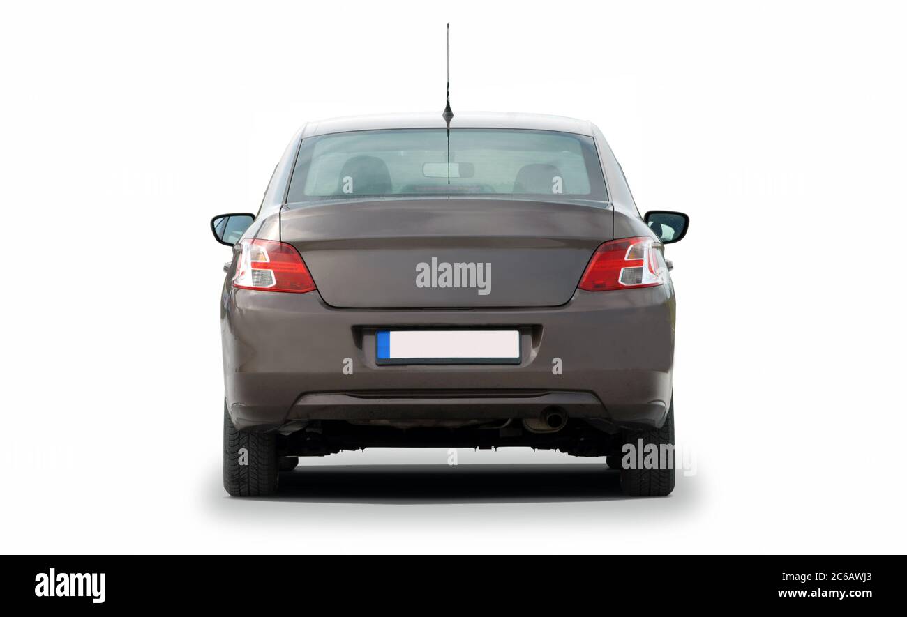 Car rear view Cut Out Stock Images & Pictures Alamy