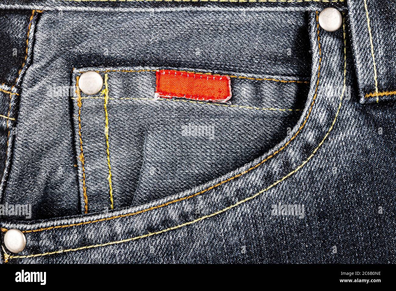 black side pocket jeans