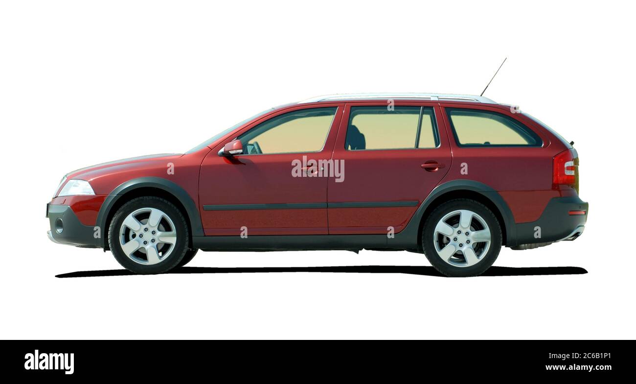 Red station wagon hi-res stock photography and images - Alamy