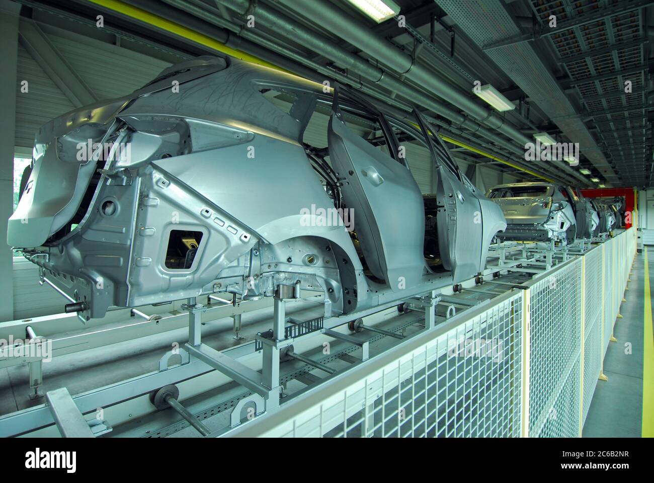 car production line Stock Photo Alamy