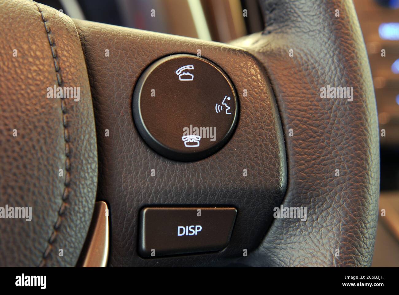 steering wheel button Stock Photo Alamy
