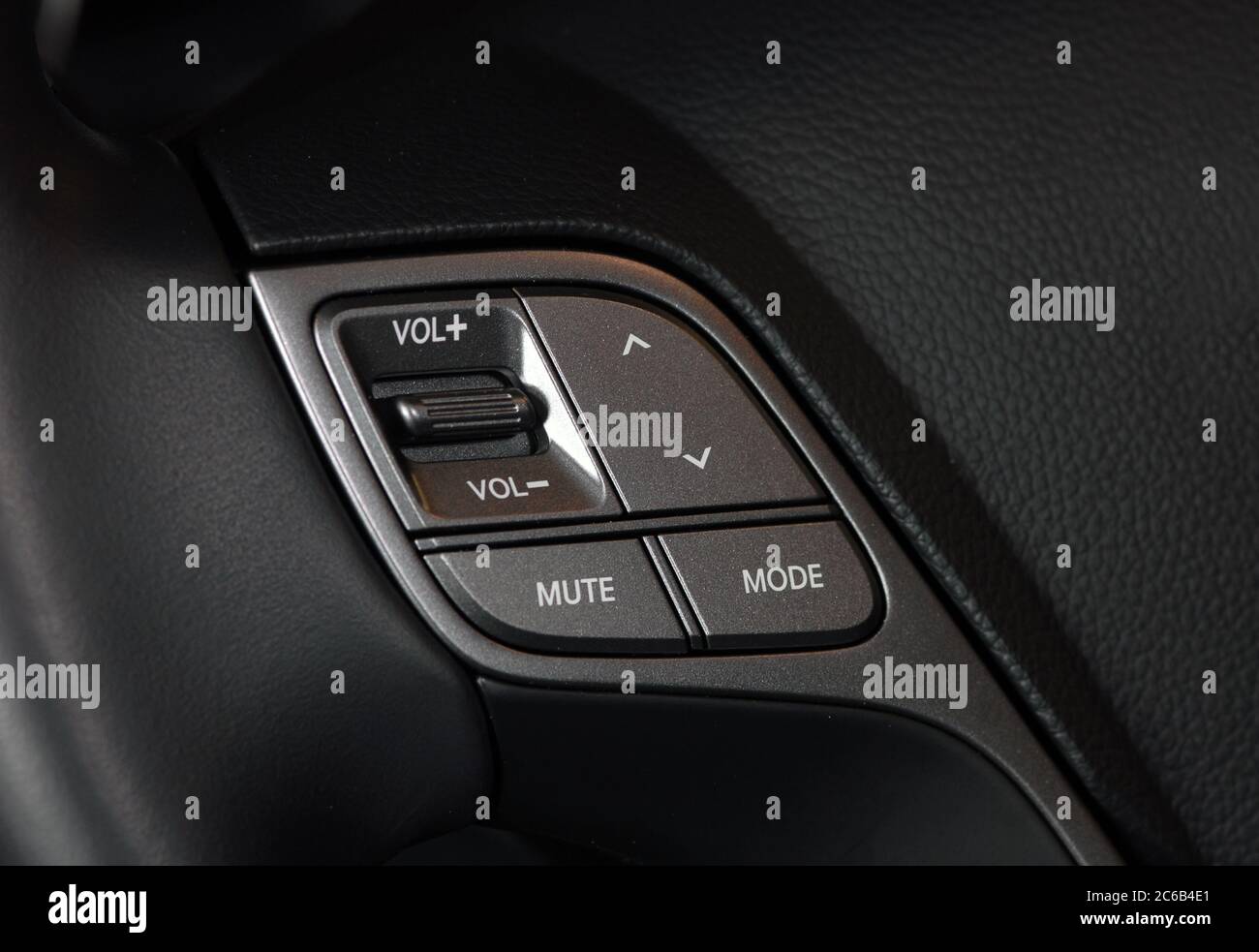 steering wheel button Stock Photo Alamy
