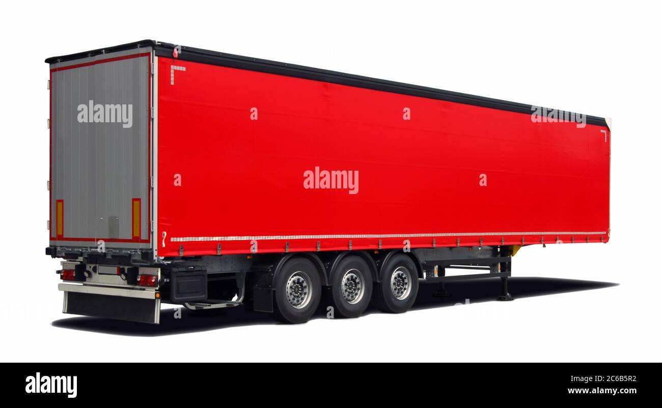 Truck semi trailer Stock Photo - Alamy