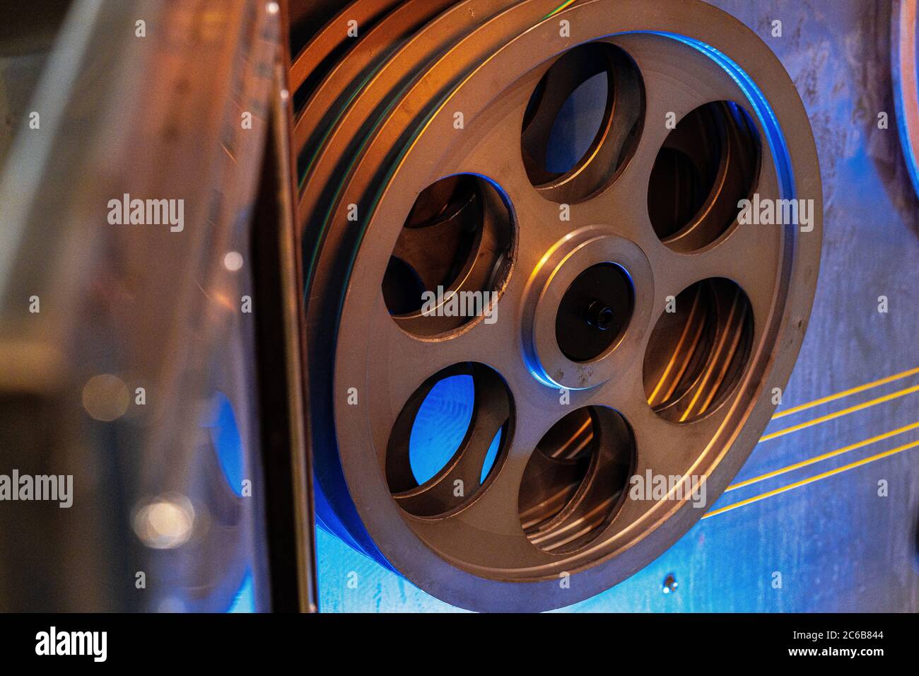 Close up of cable wire production in cable factory Stock Photo - Alamy