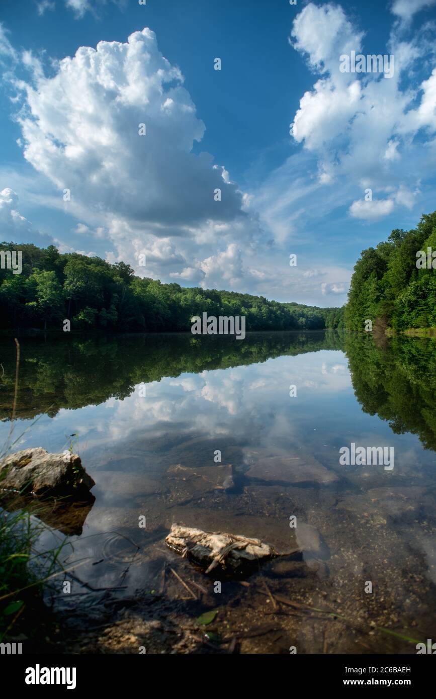Rose Lake in Hocking Hills Ohio Stock Photo Alamy
