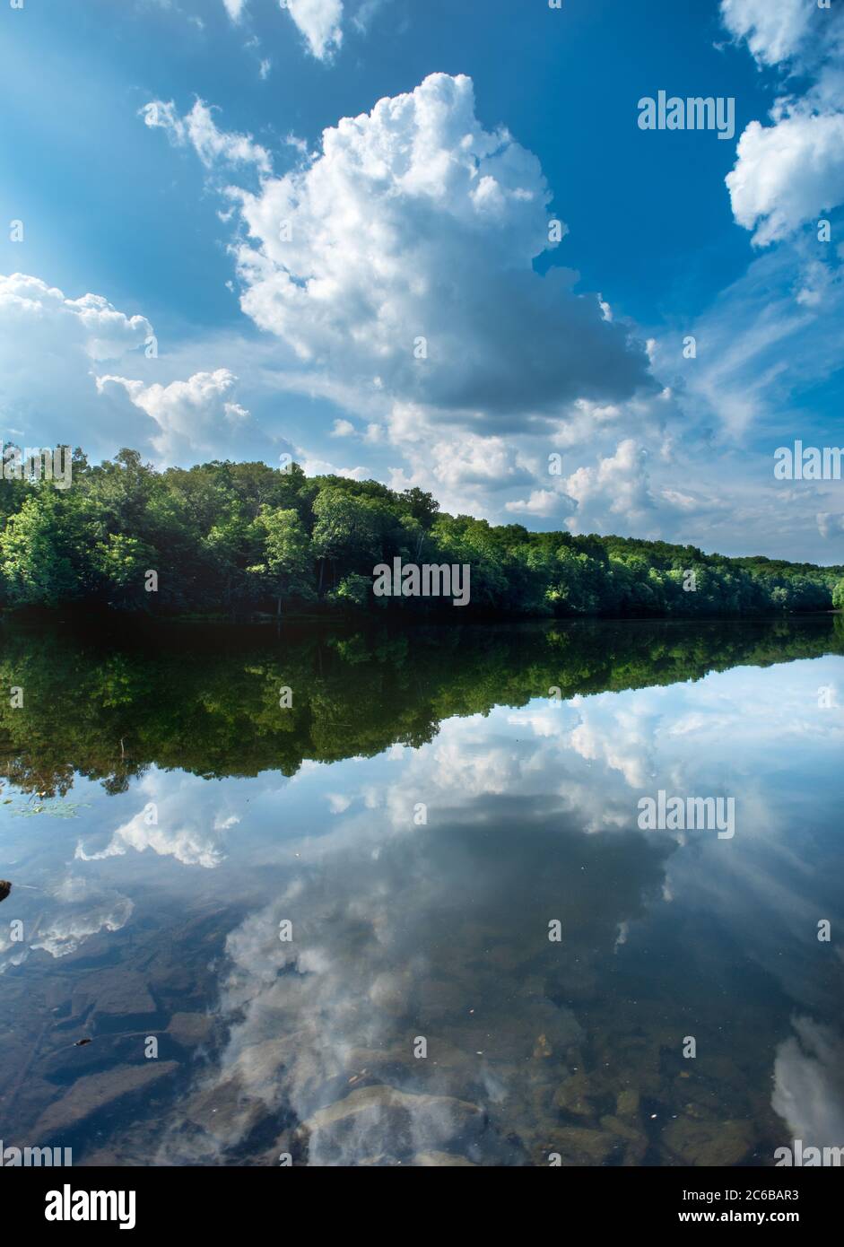 Rose Lake in Hocking Hills Ohio Stock Photo Alamy