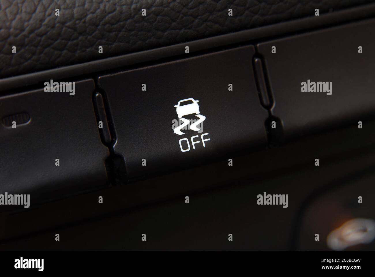 esp board button on the car dashboard Stock Photo Alamy