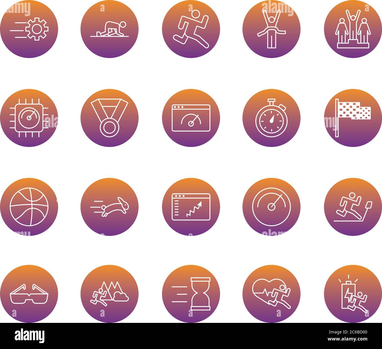 Track coach stopwatch Stock Vector Images - Alamy