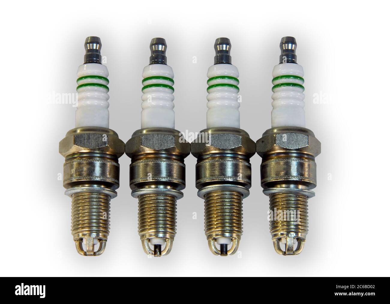 Set of spark plugs Stock Photo Alamy