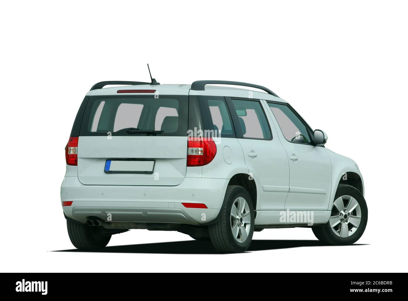 small suv, Rear side view of a suv Stock Photo - Alamy