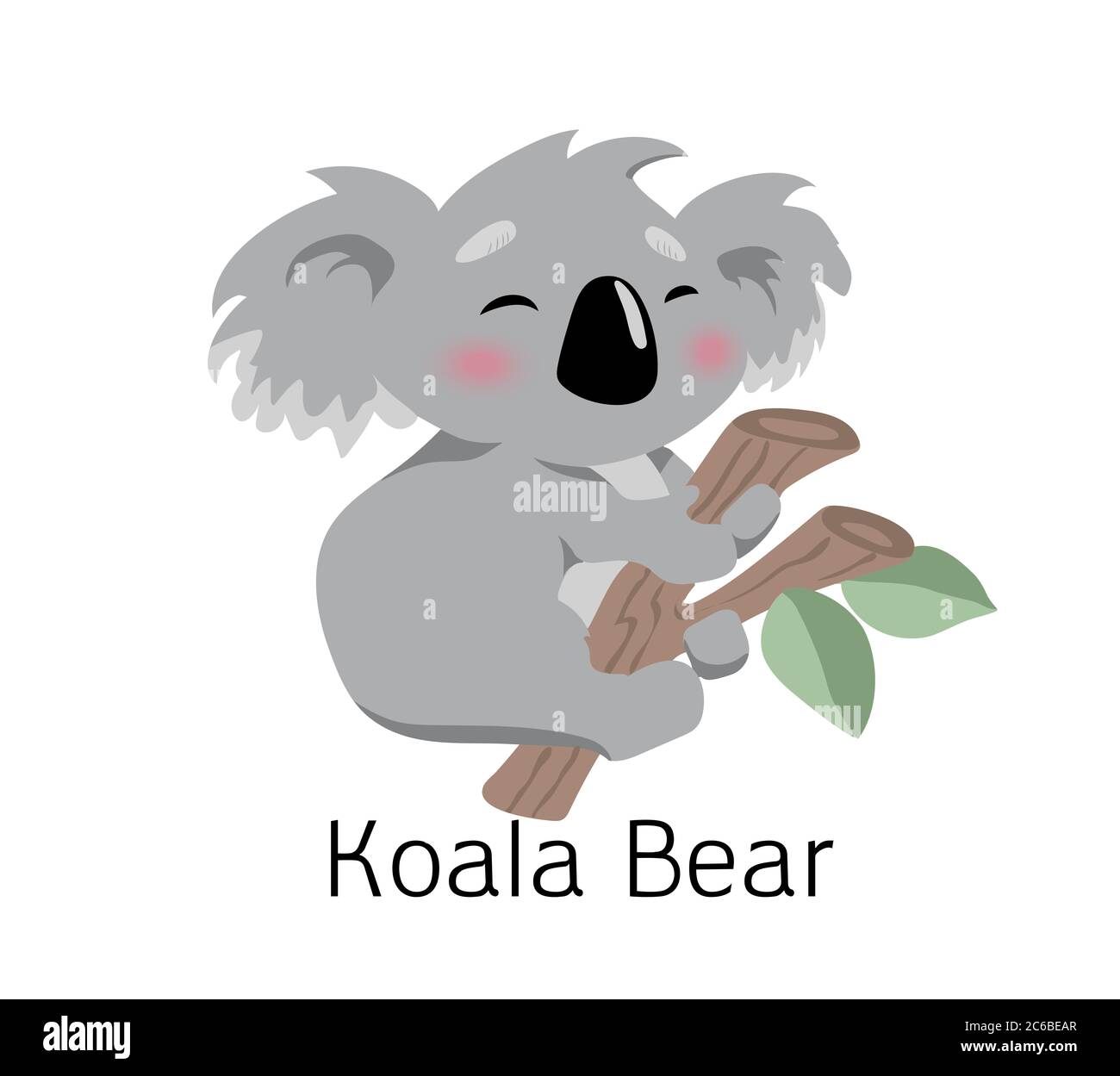 Cartoon illustration funny koala animal hi-res stock photography and images  - Alamy