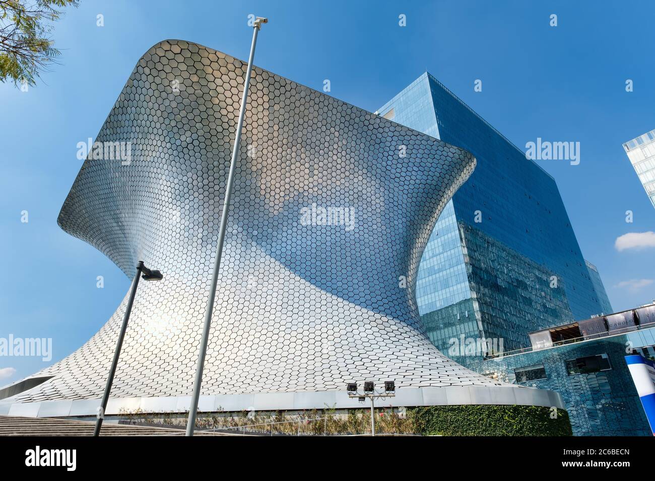 The Soumaya Art Museum in Mexico City Stock Photo