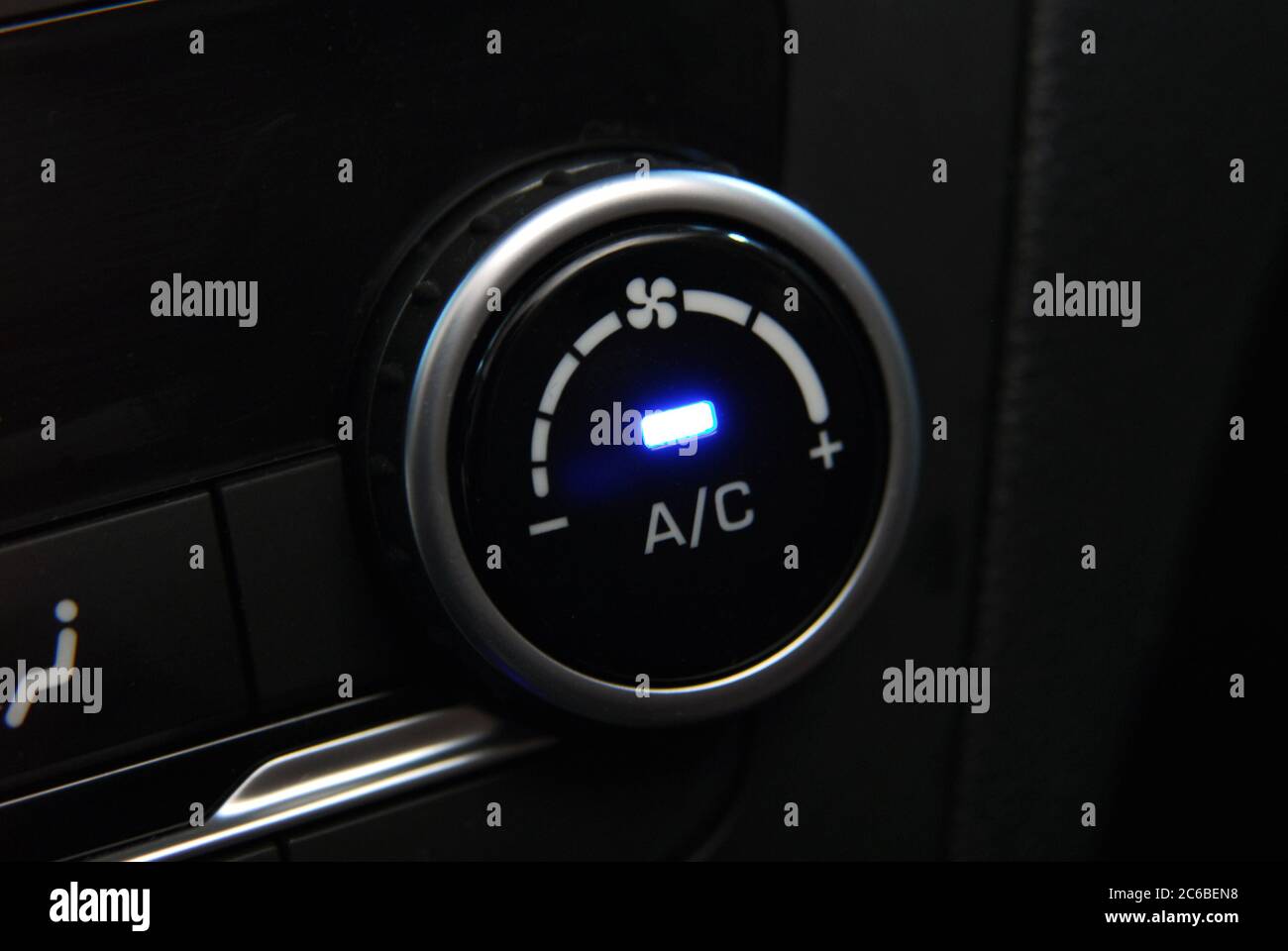 Car Air Conditioner switch Stock Photo Alamy