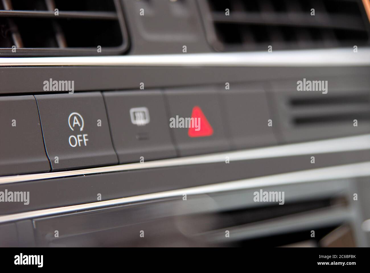 stop-start system, The stop-start system for more efficient fuel consumption Stock Photo