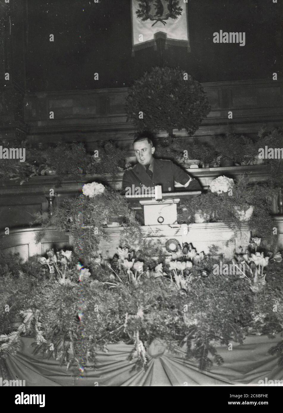 Reich Ministry of the Interior - Reichsjugendfuehrer Axmann speaks ...