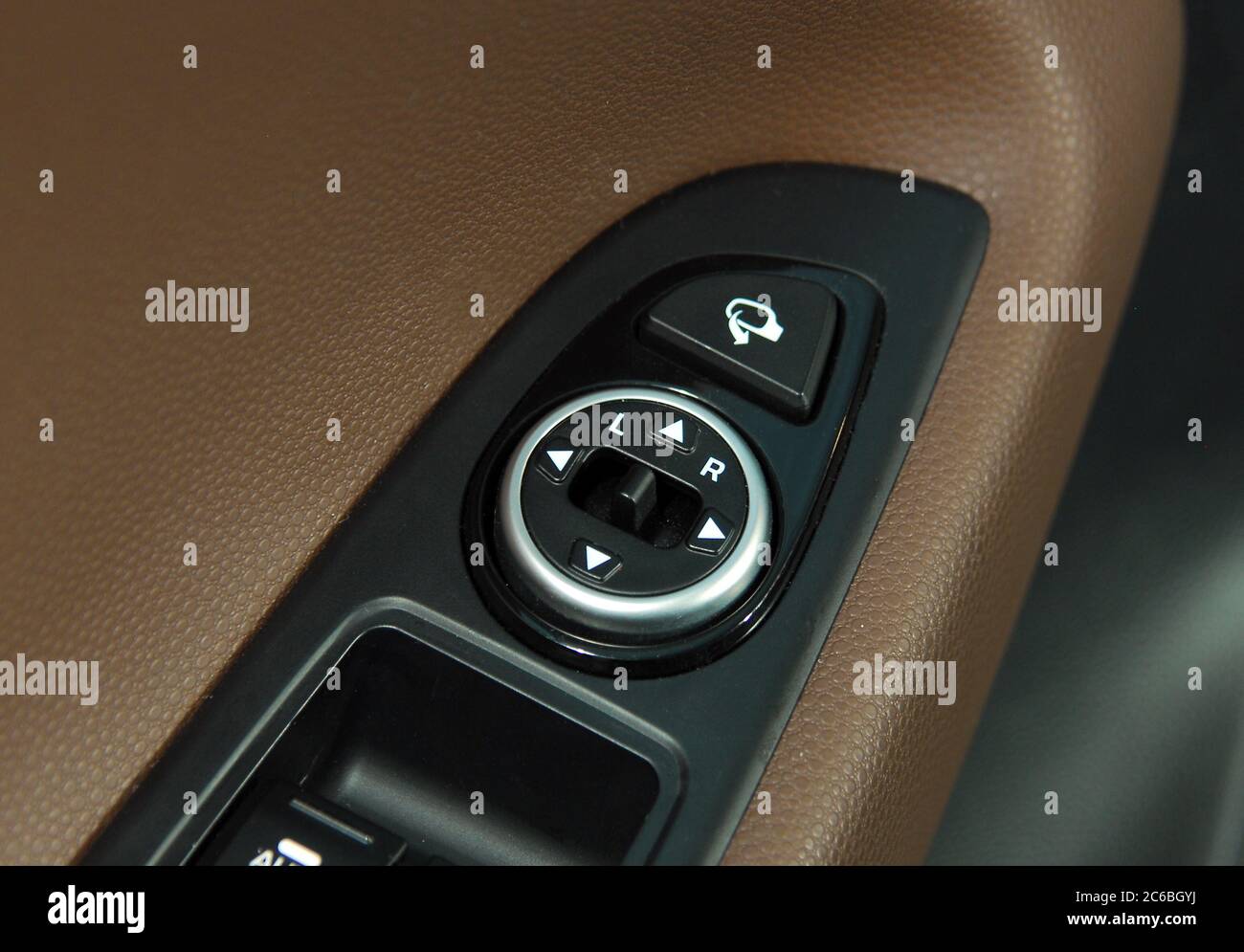 side mirror switch control Stock Photo Alamy