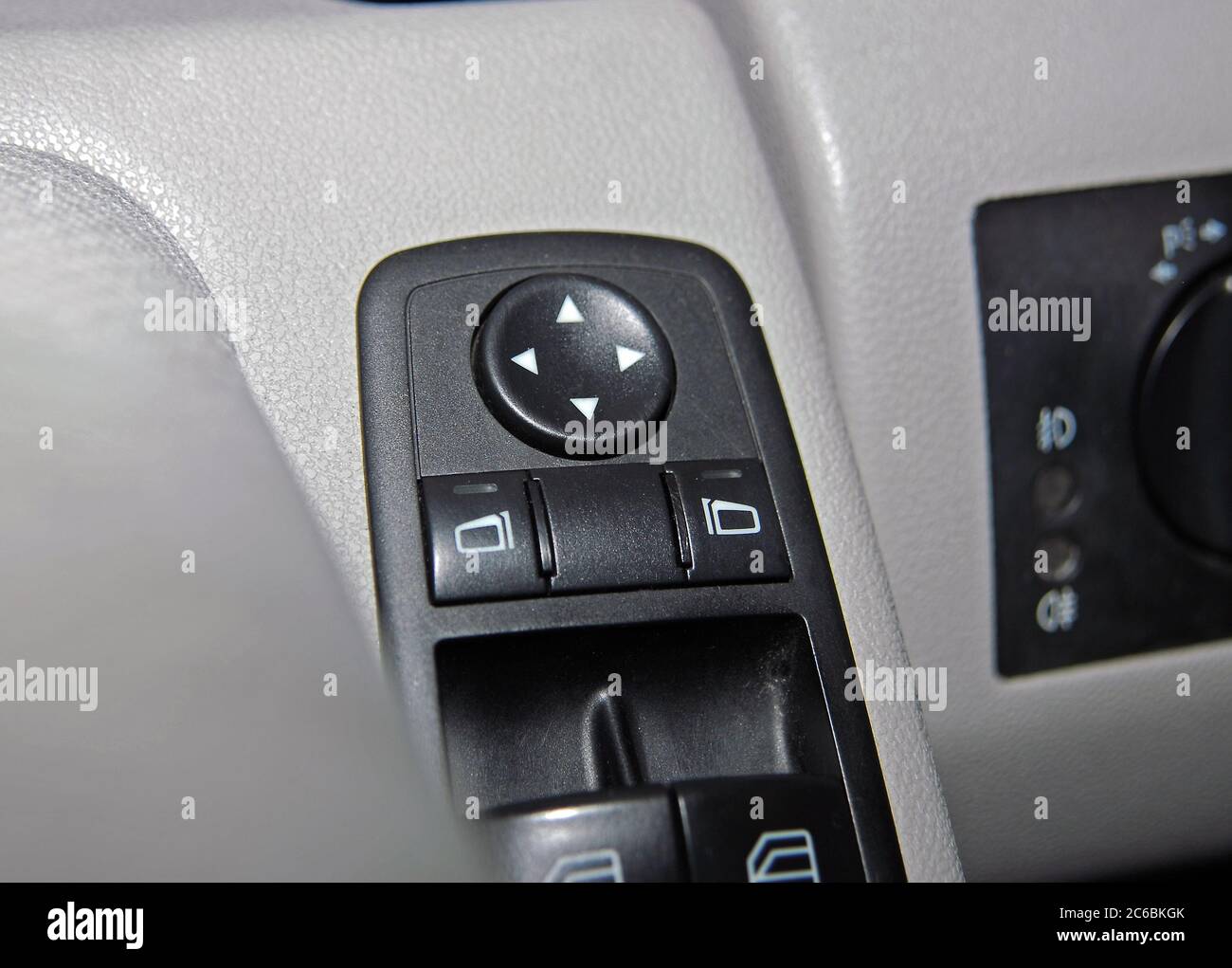 side mirror switch control Stock Photo Alamy