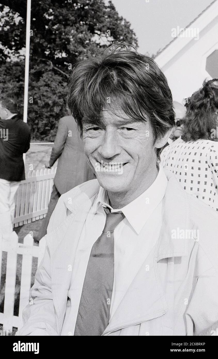 British actor John Hurt at the Royal Berkshire Polo Club Stock Photo