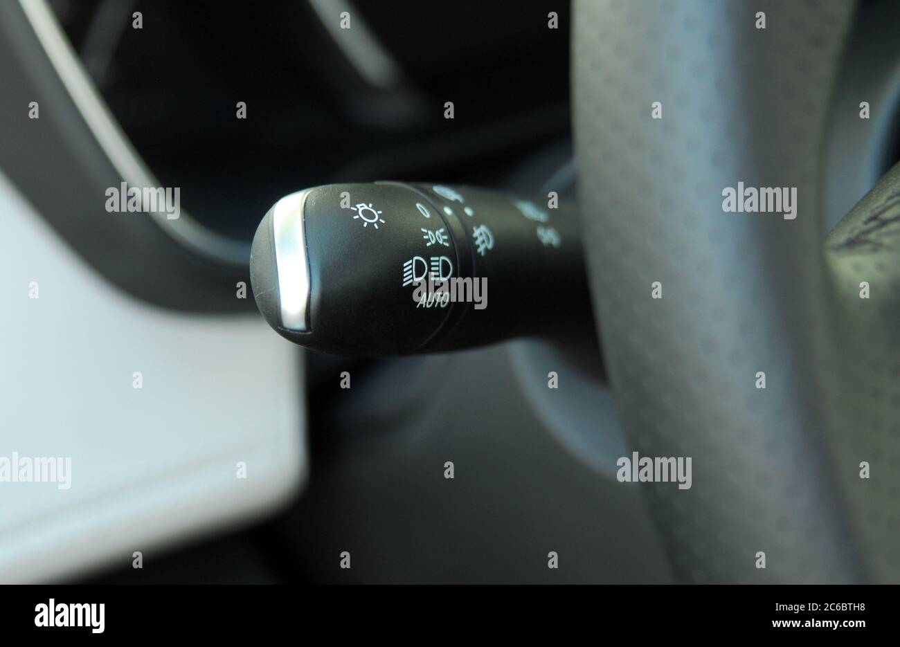 Car lighting switch Stock Photo Alamy