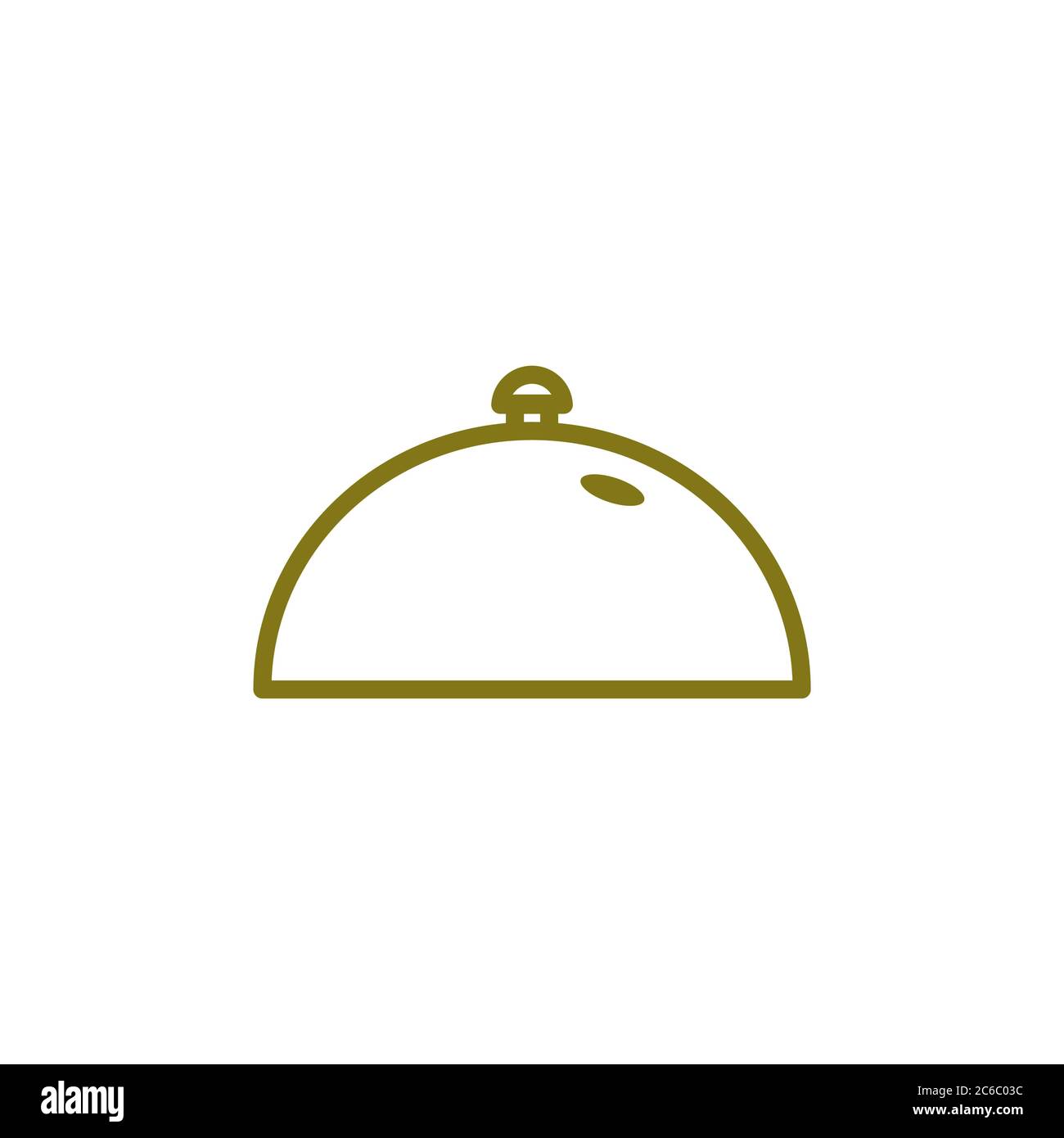 restaurant cloche vector design template illustration Stock Vector