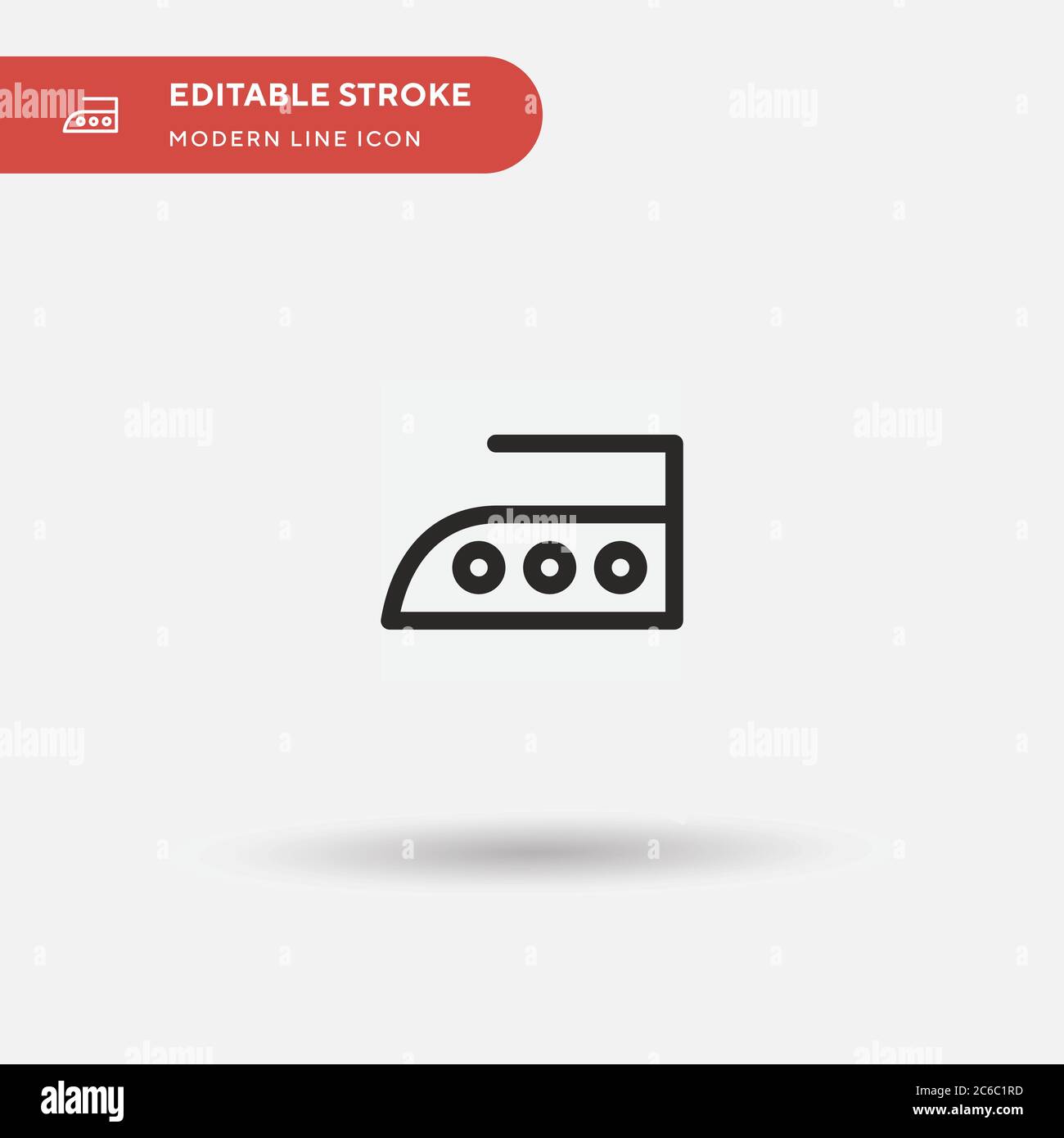 High Temperature Simple vector icon. Illustration symbol design ...