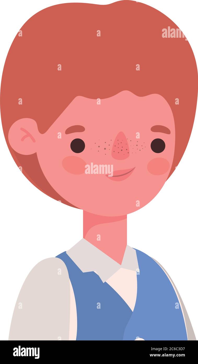 Boy kid cartoon with uniform design, Back to school education class ...