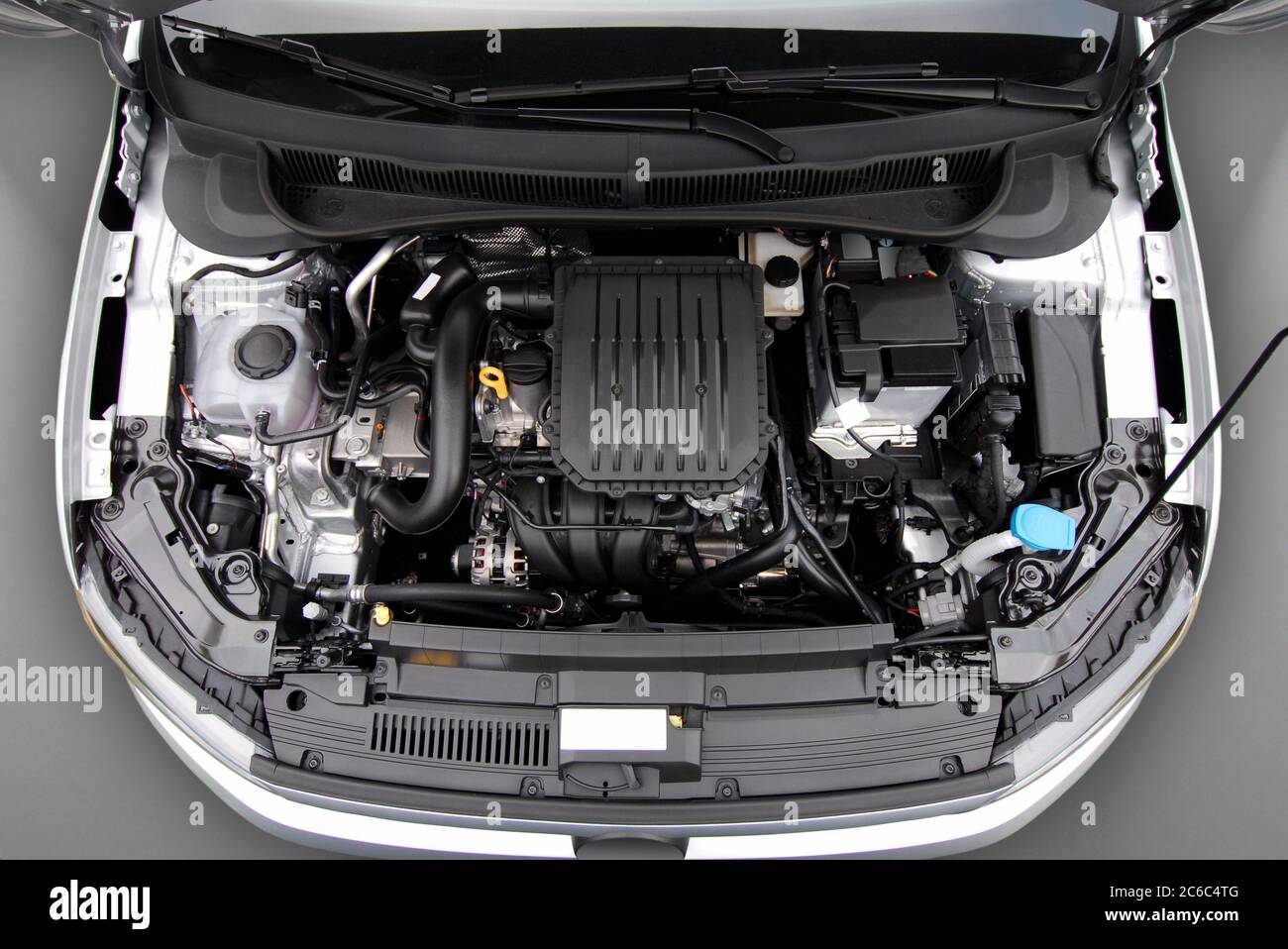 Engine in a passenger car Stock Photo - Alamy