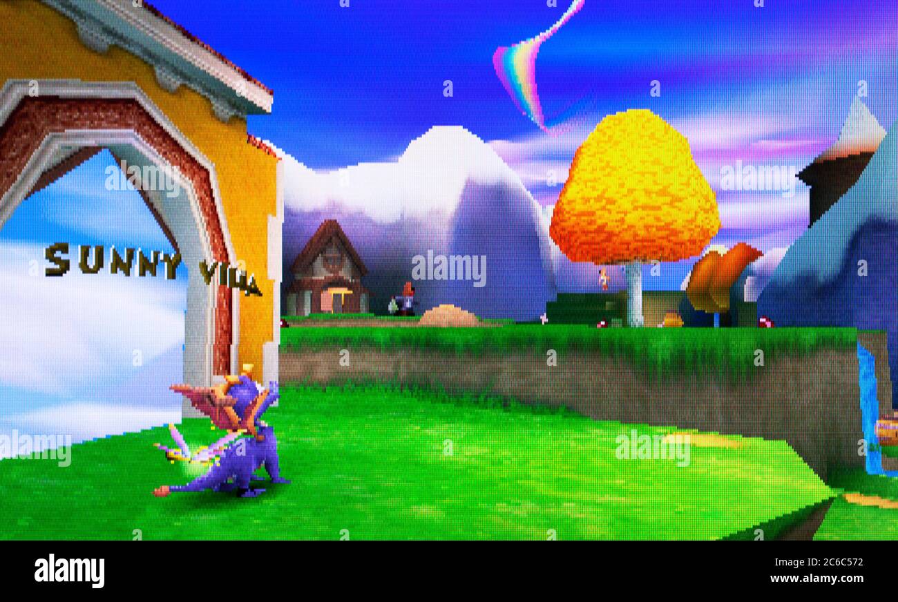 Spyro Year of the Dragon - Sony Playstation 1 PS1 PSX - Editorial use only  Stock Photo - Alamy
