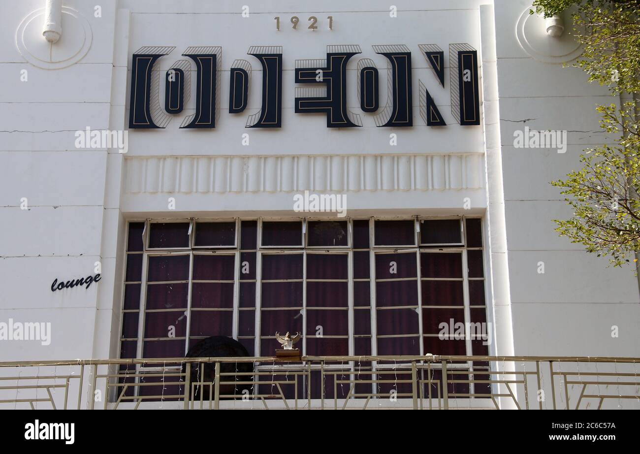 Odeon building dated 1921 at George Town in Penang Stock Photo