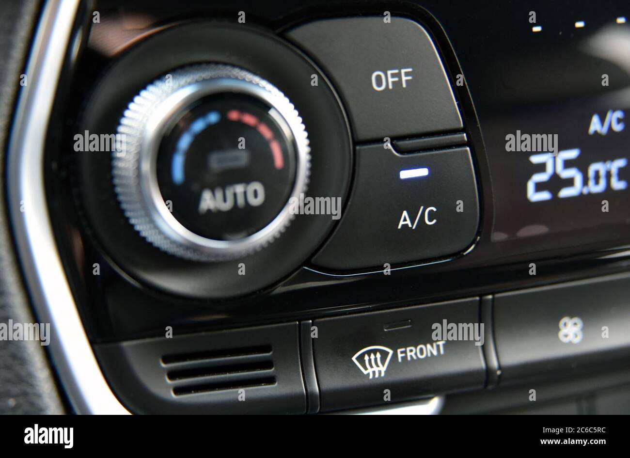 Car Air Conditioner buttons Stock Photo Alamy
