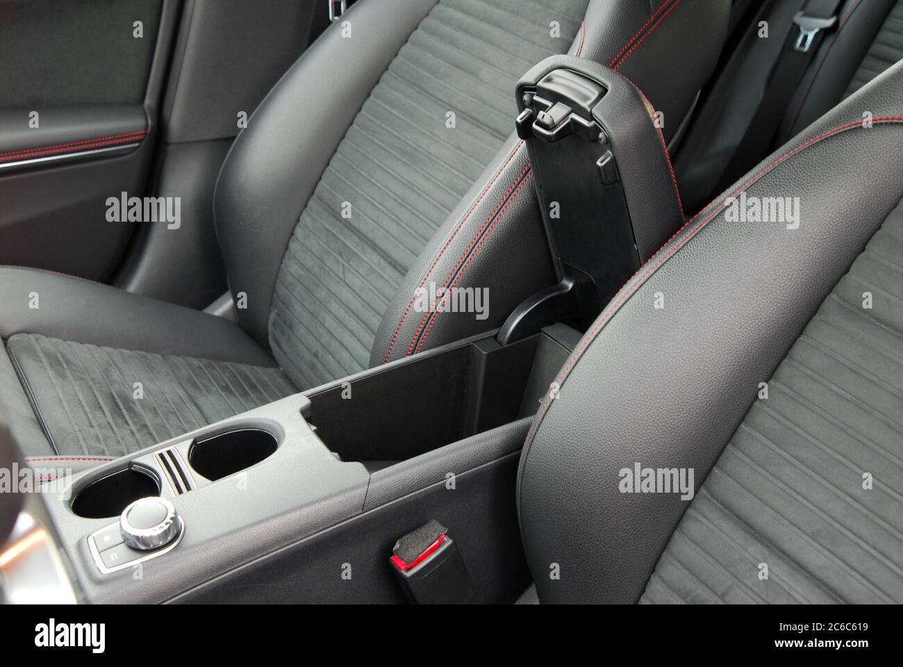 between the seat storage