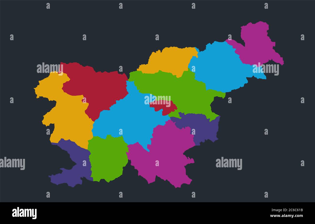 Blank slovenia map hi-res stock photography and images - Alamy