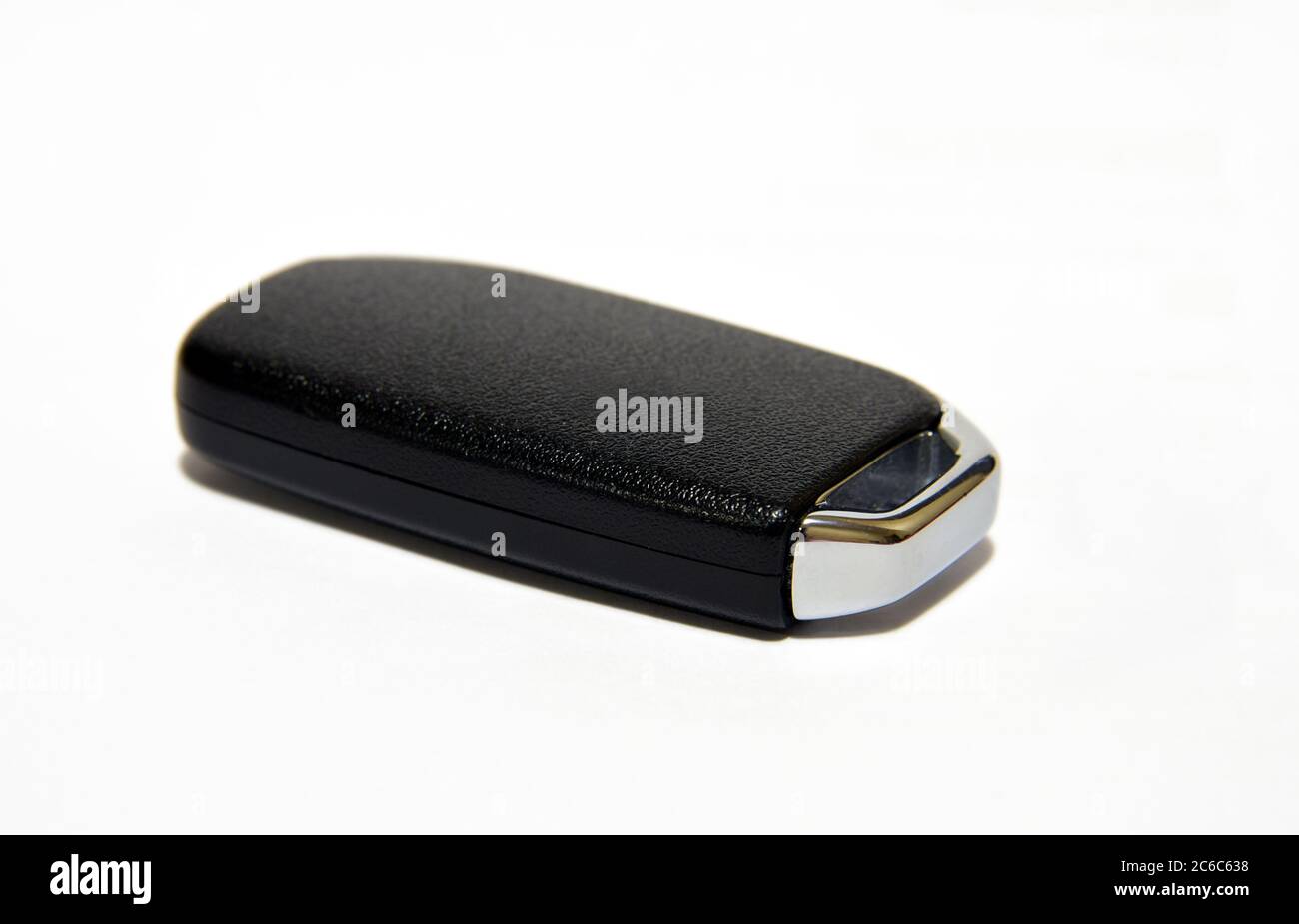 black car key with remote central locking Stock Photo