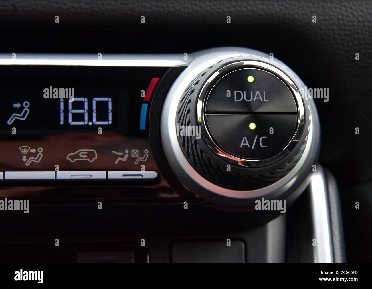 Car Air Conditioner buttons Stock Photo Alamy
