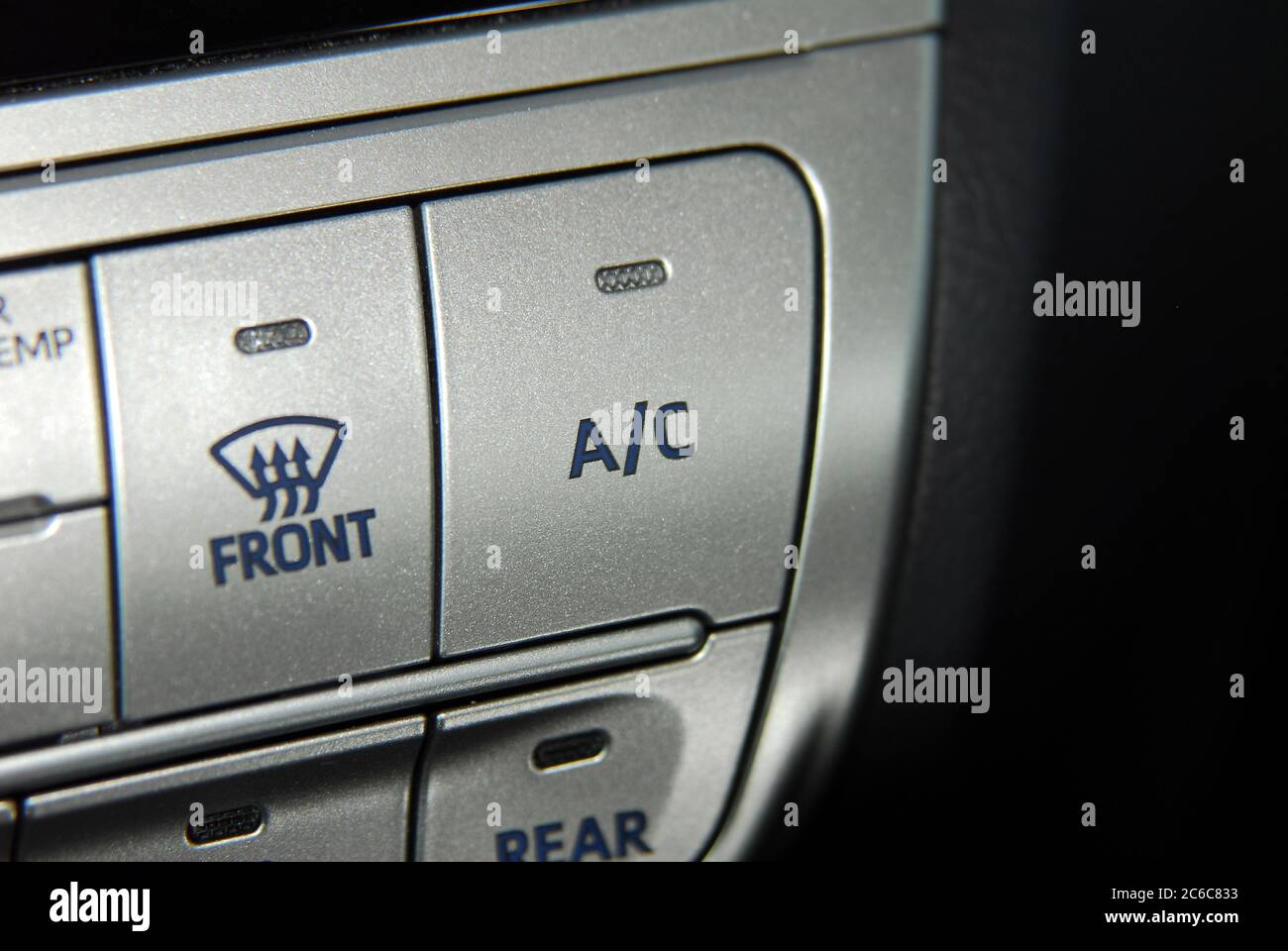 Car Air Conditioner buttons Stock Photo Alamy