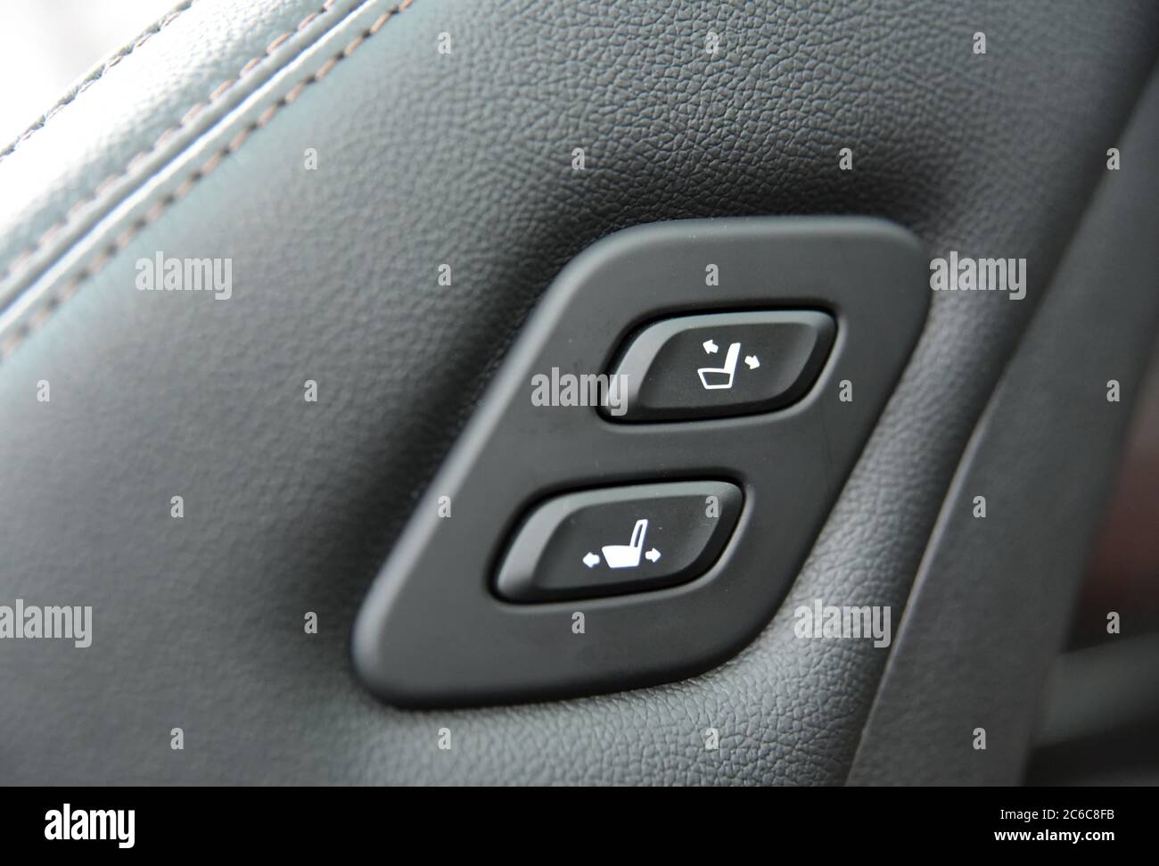 Automatic Seats Button Buttons for adjusting car seat position Stock Photo - Alamy