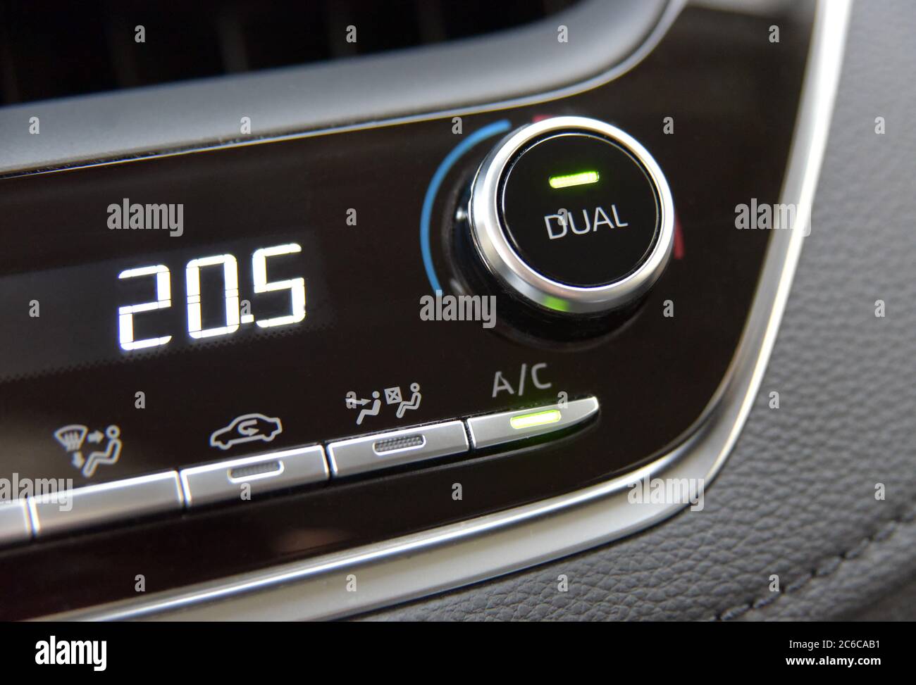 Car Air Conditioner buttons Stock Photo Alamy
