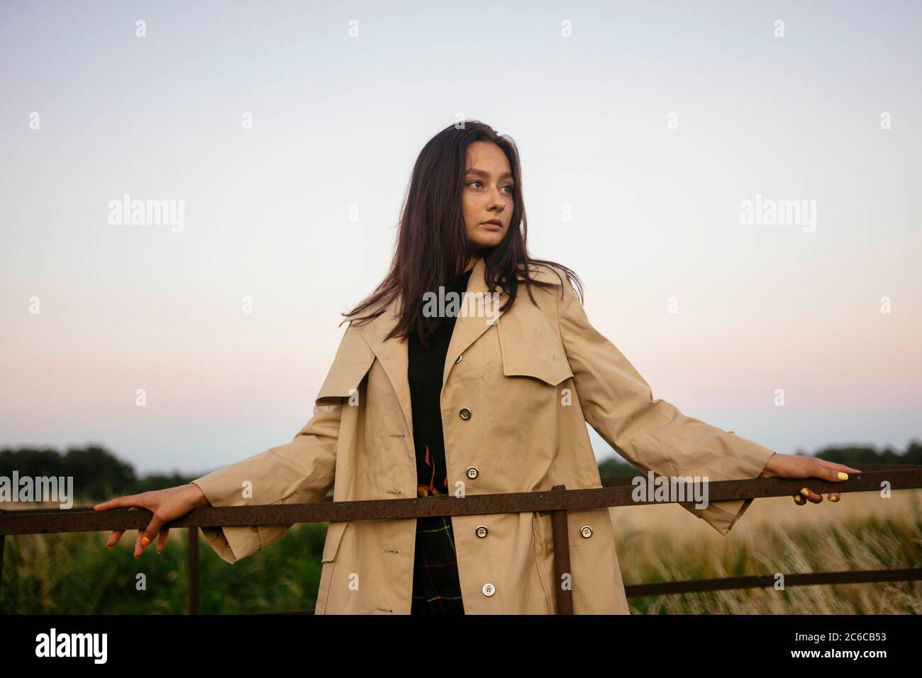 Cloak long hair hi-res stock photography and images - Alamy