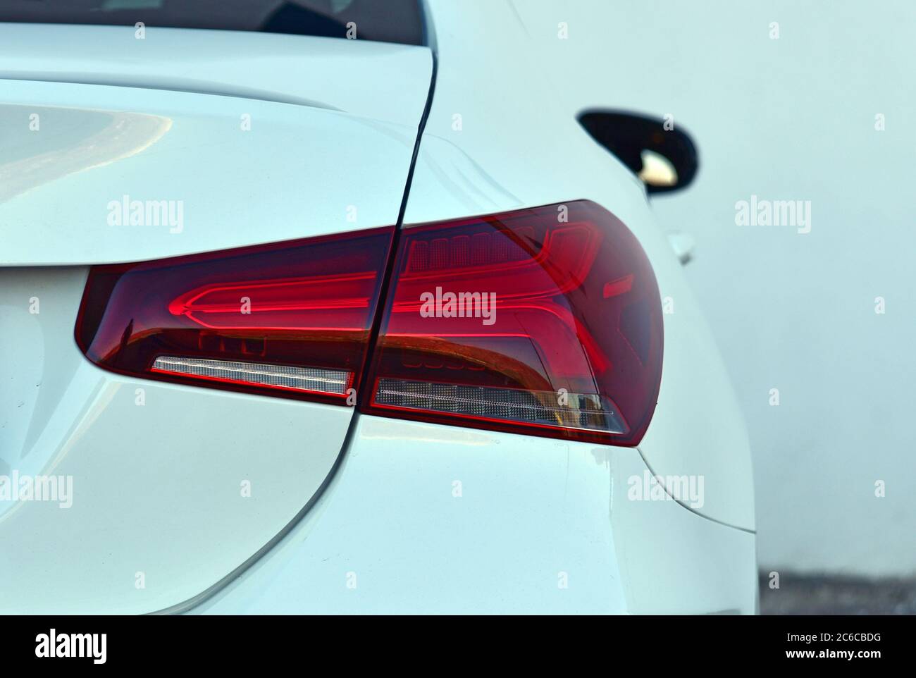 Rear car light Stock Photo Alamy