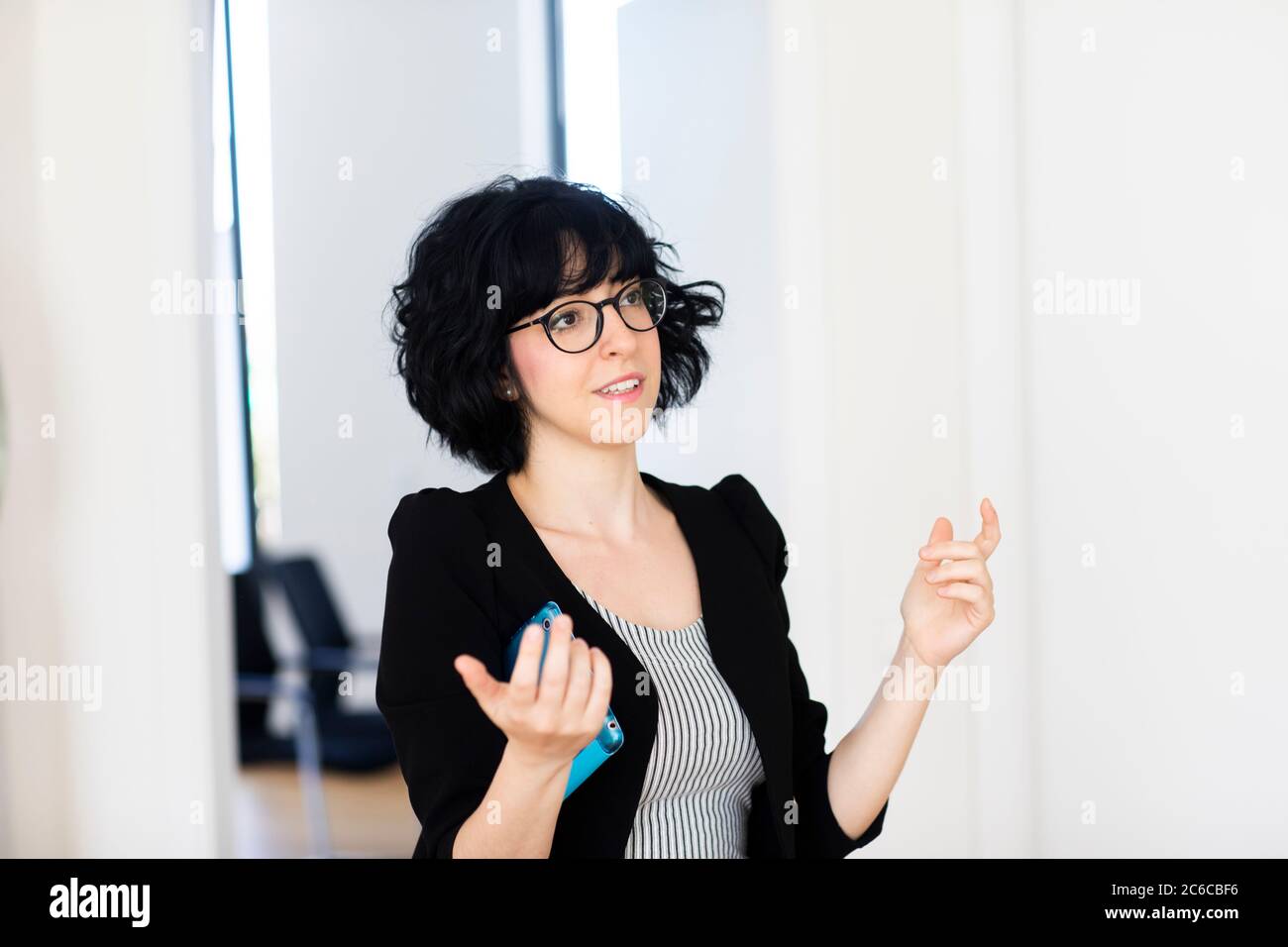 woman leader in an office Stock Photo