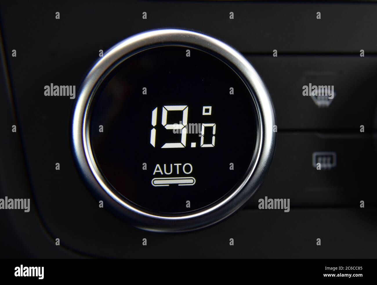 Car Air Conditioner buttons Stock Photo Alamy