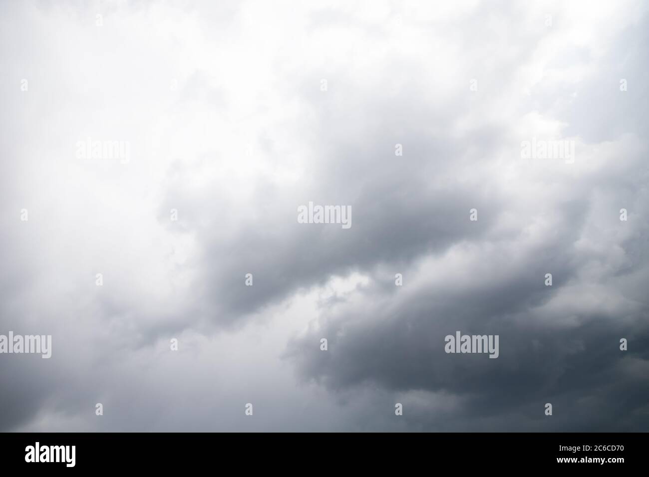 Gray clouds in the sky, cloudy rainy sky Stock Photo