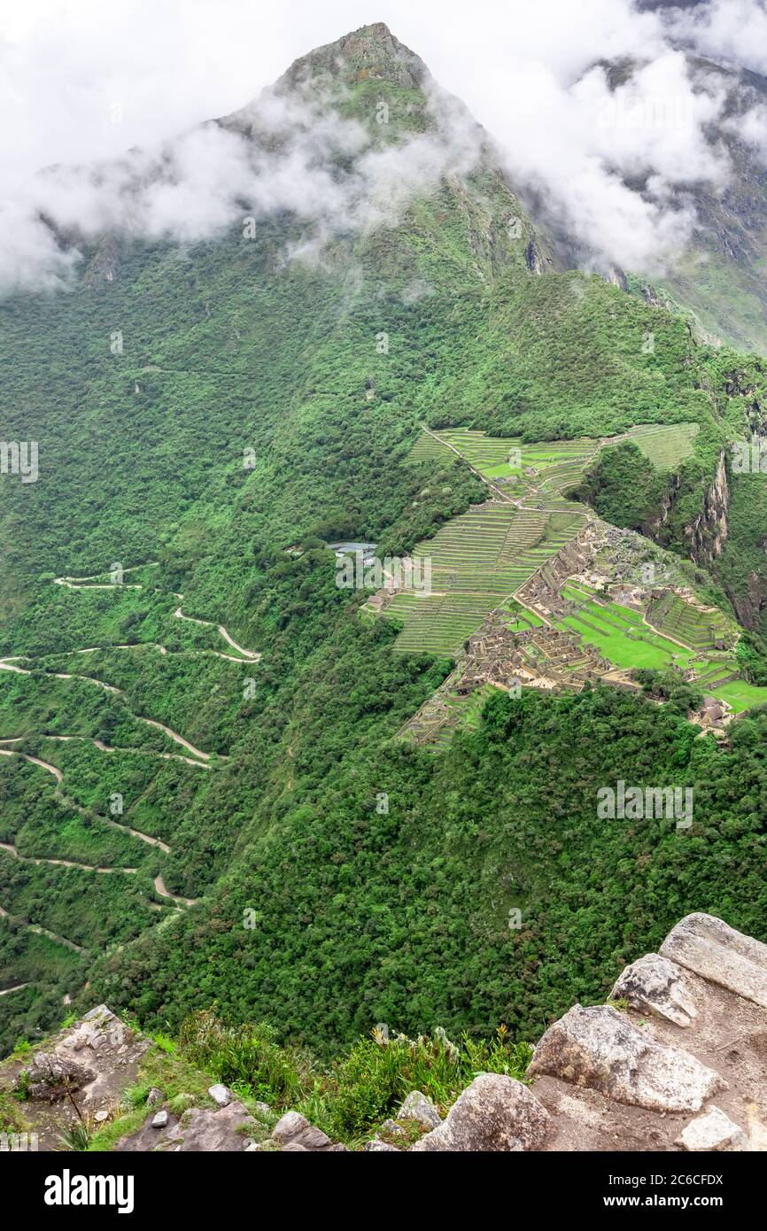 Machu Picchu, A Peruvian Historical Sanctuary. One Of The New Seven ...