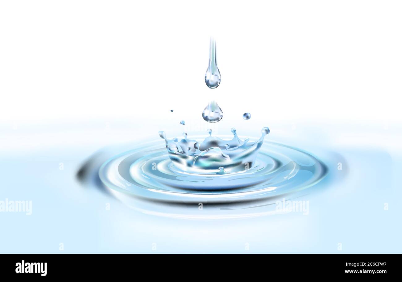 круги на воде2 Stock Vector